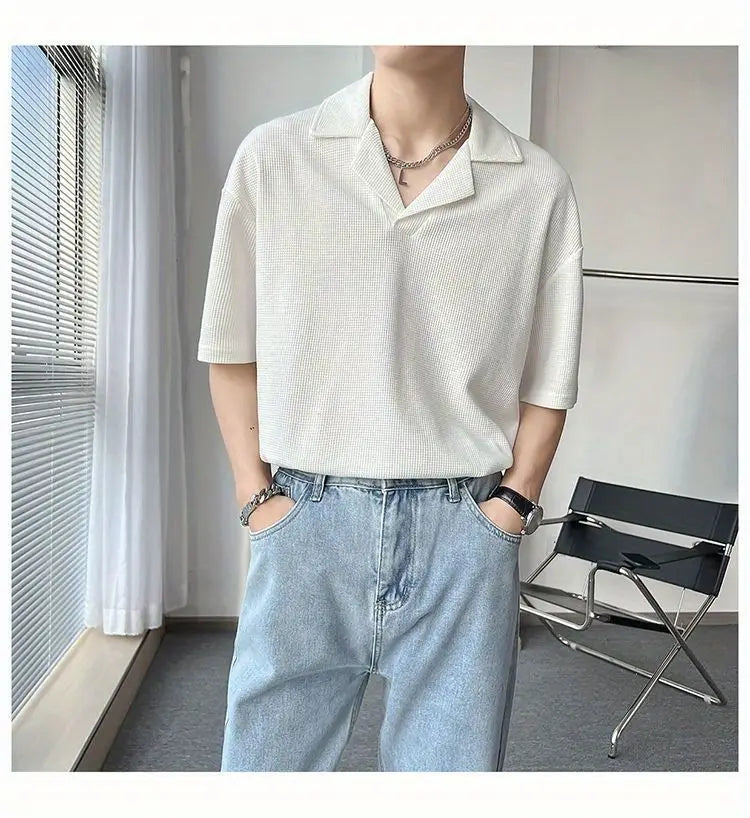 Camisa Polo Casual moda coreana