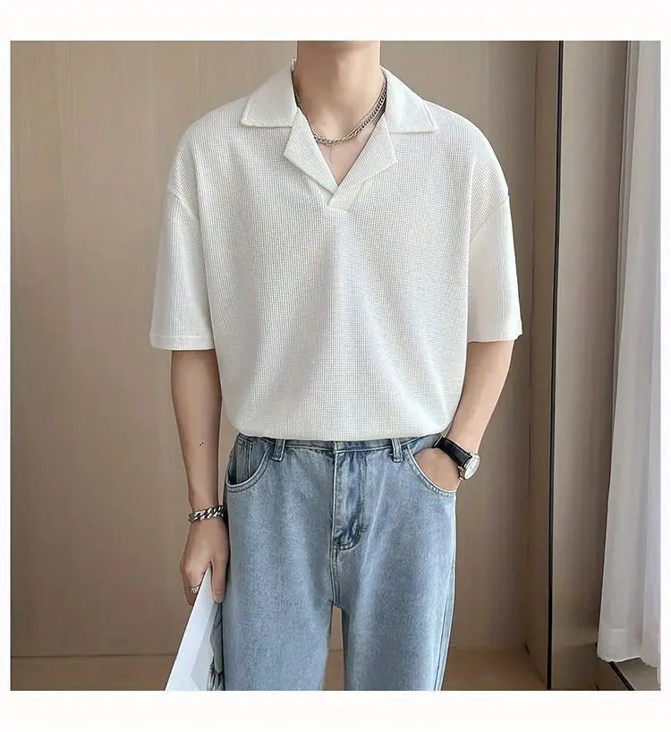 Camisa Polo Casual moda coreana