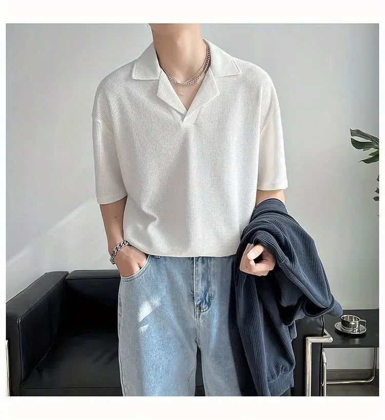 Camisa Polo Casual moda coreana