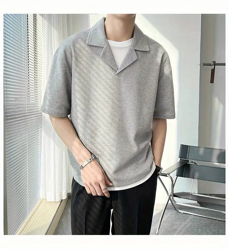 Camisa Polo Casual moda coreana