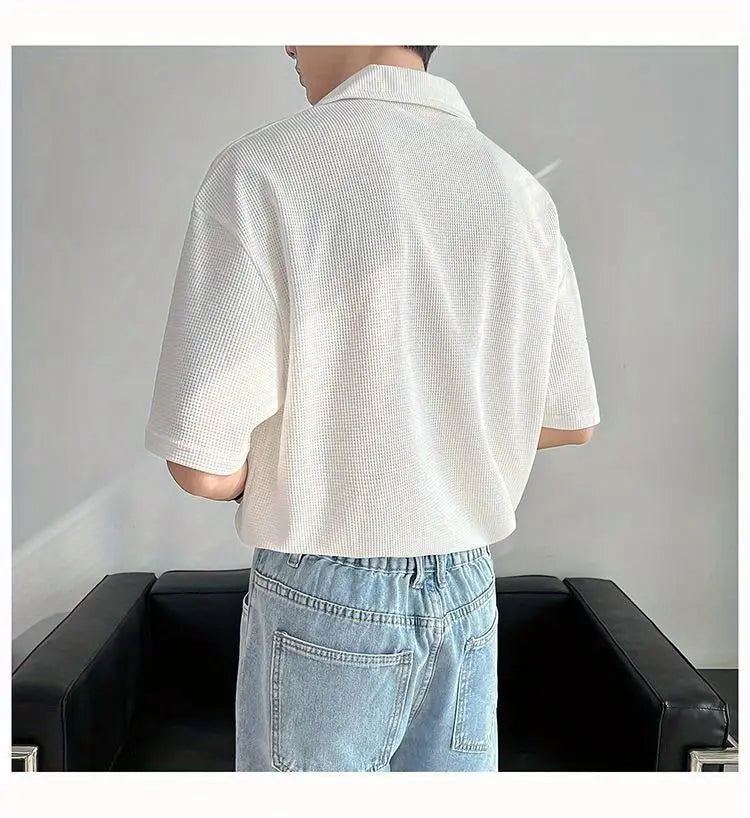 Camisa Polo Casual moda coreana