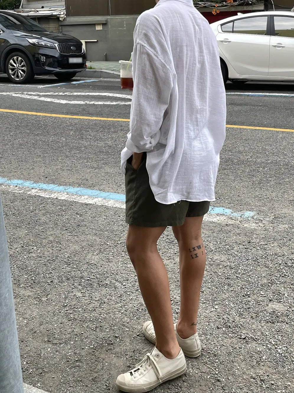 Camisa Masculina Coreana de Linho Leve - Look Seoul Verão