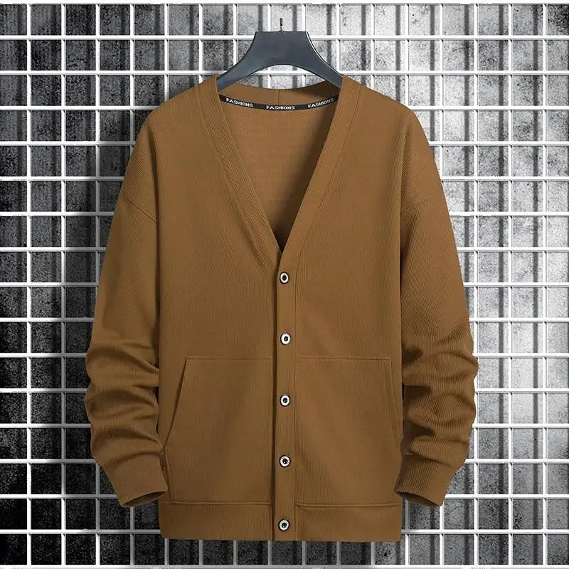 Suéter Cardigan Homen Coreano
