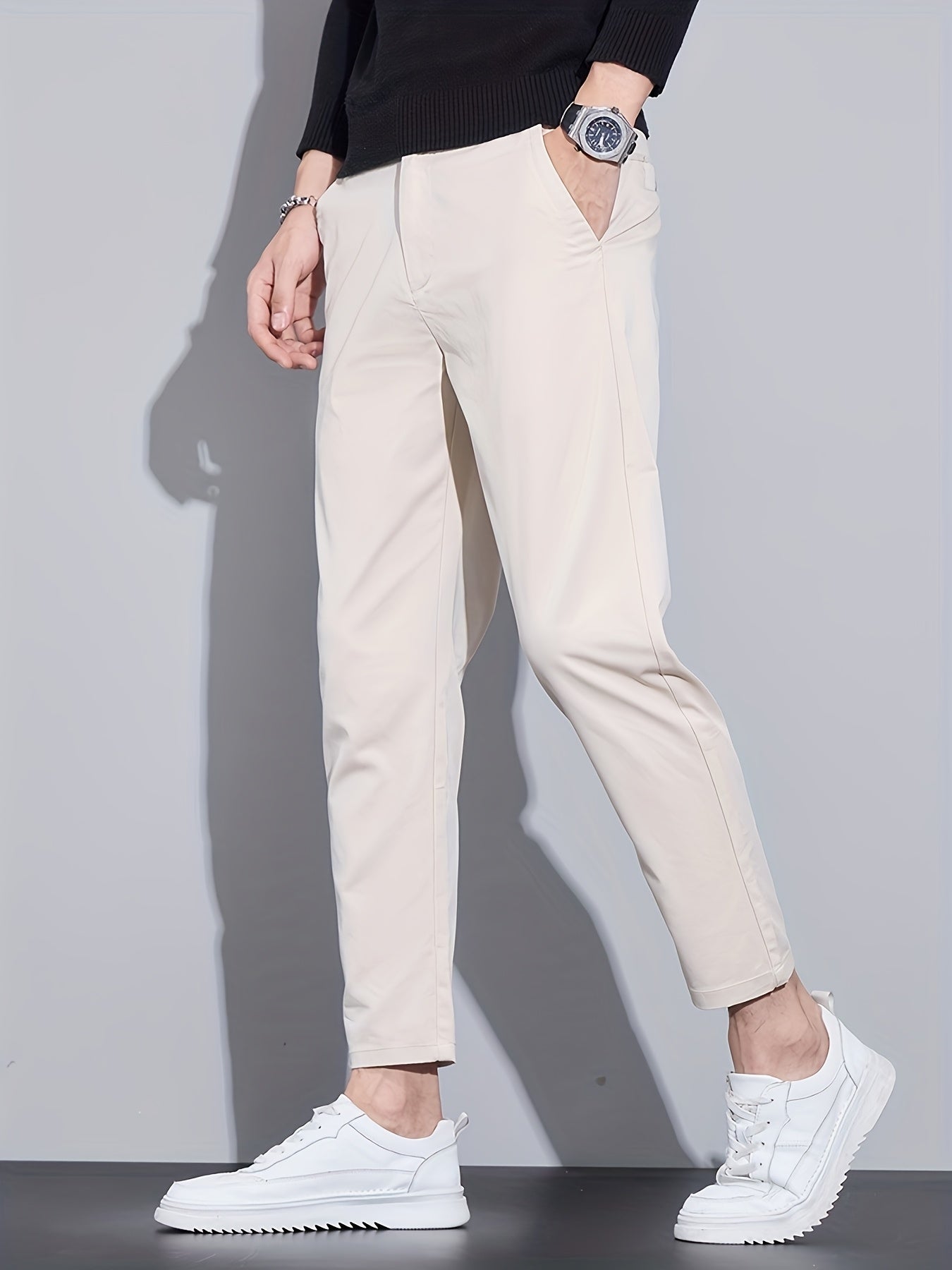 Calça social slim fit