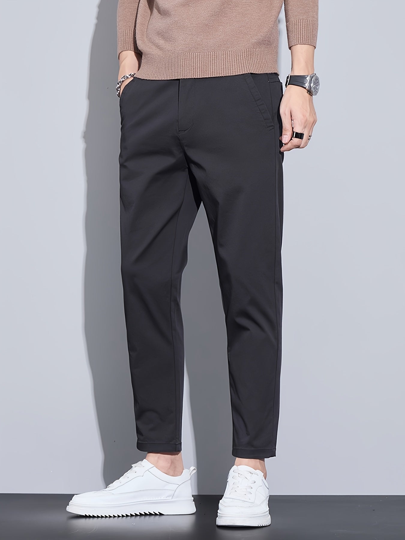 Calça social slim fit