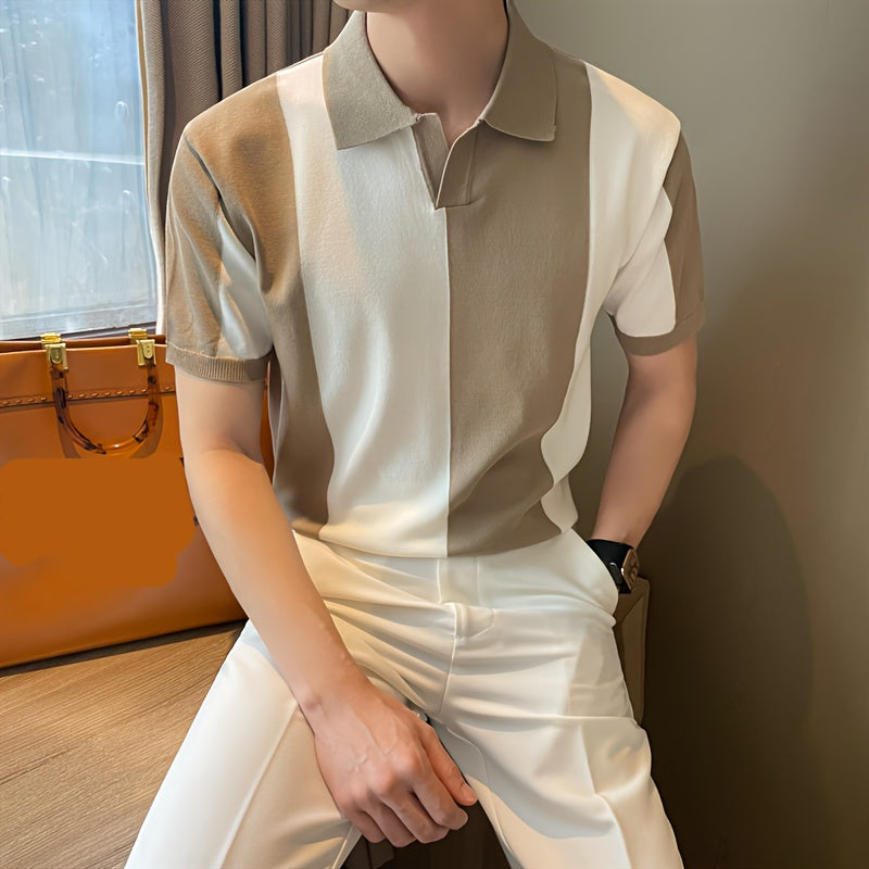 Camisas moda Corena em blocos de cores