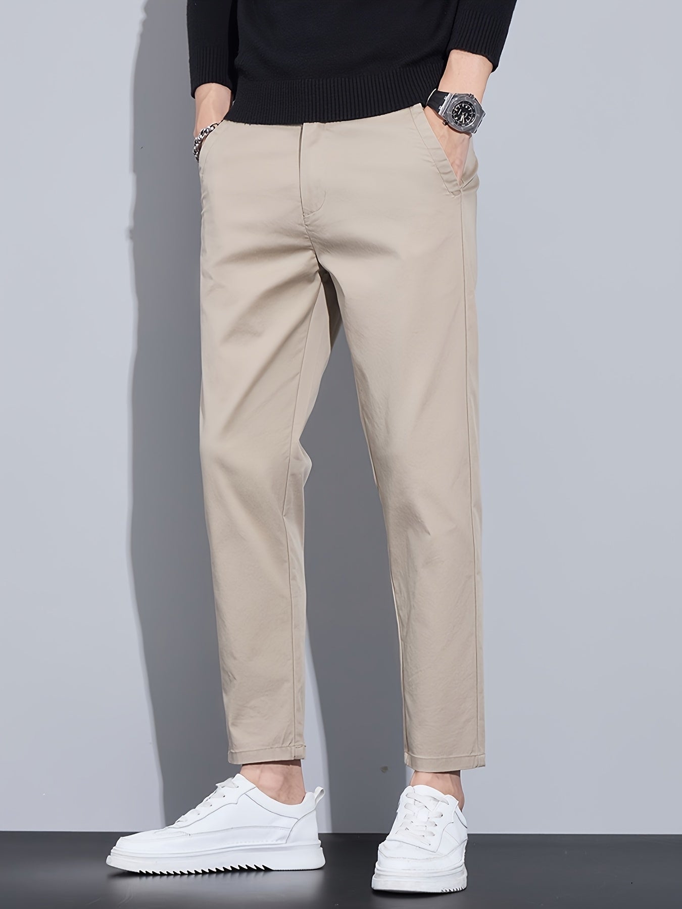 Calça social slim fit