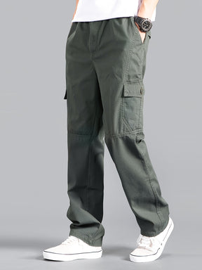 Calça cargo masculina estilo coreano