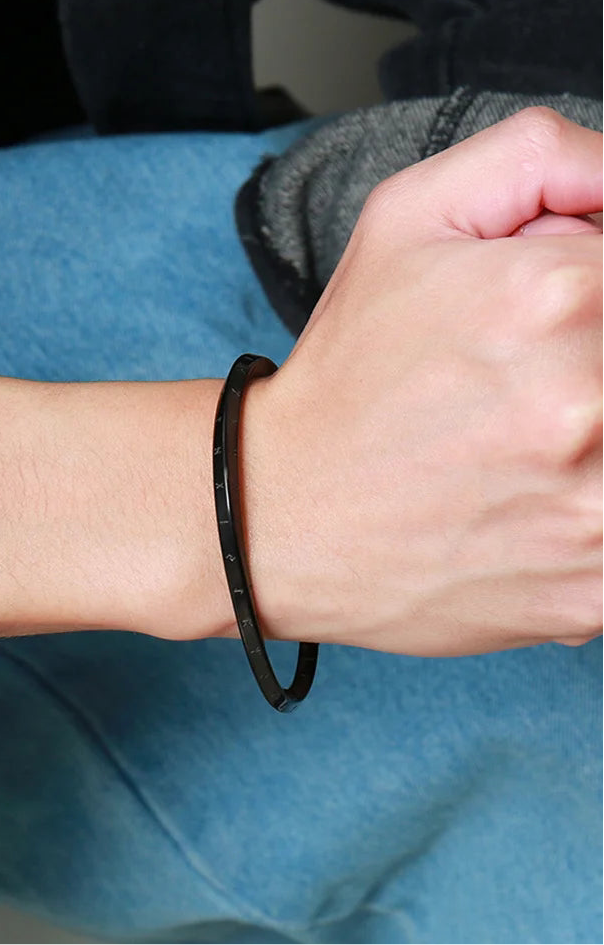 Pulseiras para homens, pulseira vintage