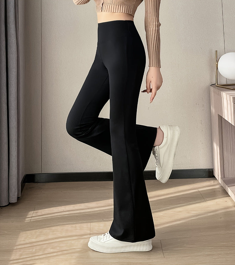 Calça Flare de Cintura Alta Feminina – Elegância e Conforto em um Só Look