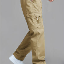 Calça cargo masculina estilo coreano