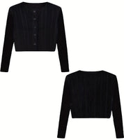 Look Coreano Outono/Inverno – Conjunto Elegante com Blusa de Manga Longa e Calça Casual Bege