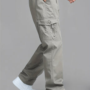 Calça cargo masculina estilo coreano