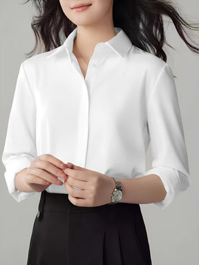 Camisa feminina social manga comprida
