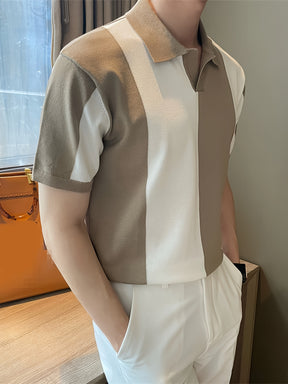 Camisas moda Corena em blocos de cores