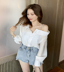 Camisa Ombro a Ombro – Look Seoul Charm