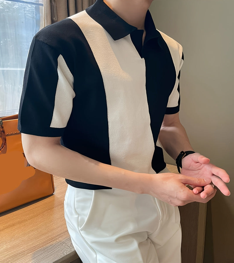 Camisas moda Corena em blocos de cores