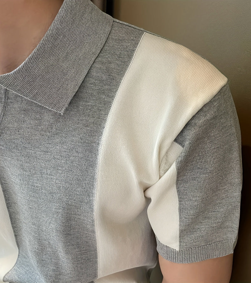 Camisas moda Corena em blocos de cores