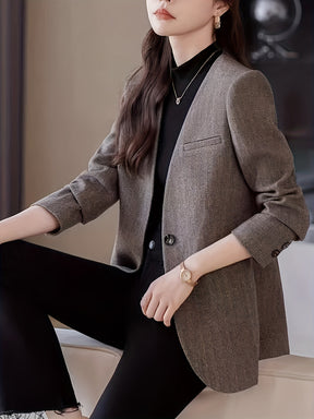 Blazer feminino cinza , lançamento primavera 2025