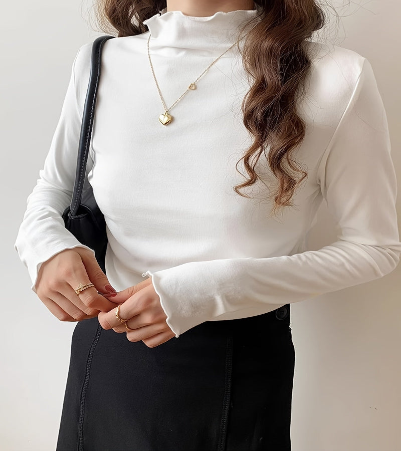 Camisa Térmica Feminina de Manga Comprida – Conforto e Estilo em Todas as Estações