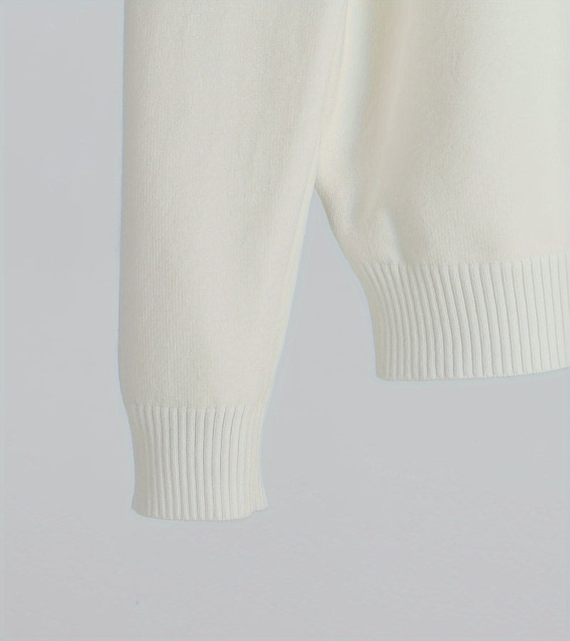 Suéter Masculino de Malha com Gola Alta