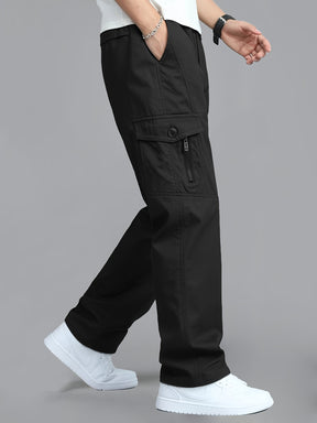 Calça cargo masculina estilo coreano