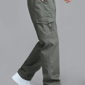Calça cargo masculina estilo coreano