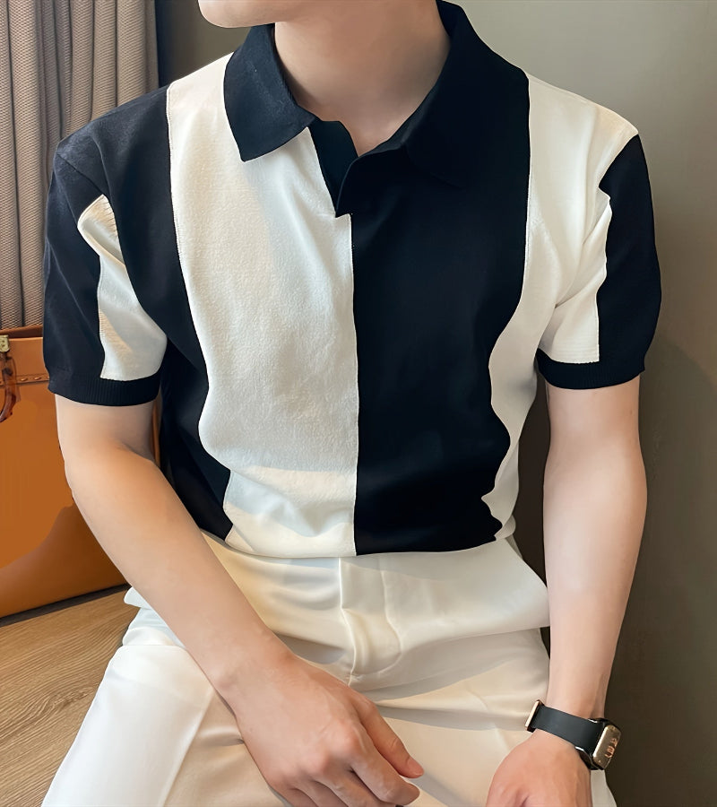 Camisas moda Corena em blocos de cores