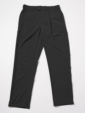 Calça social masculina elegante de cor sólida
