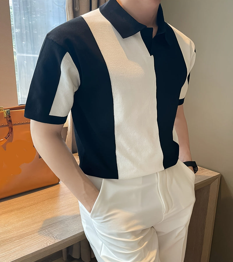 Camisas moda Corena em blocos de cores