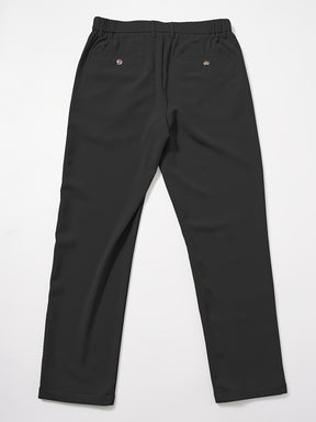 Calça social masculina elegante de cor sólida