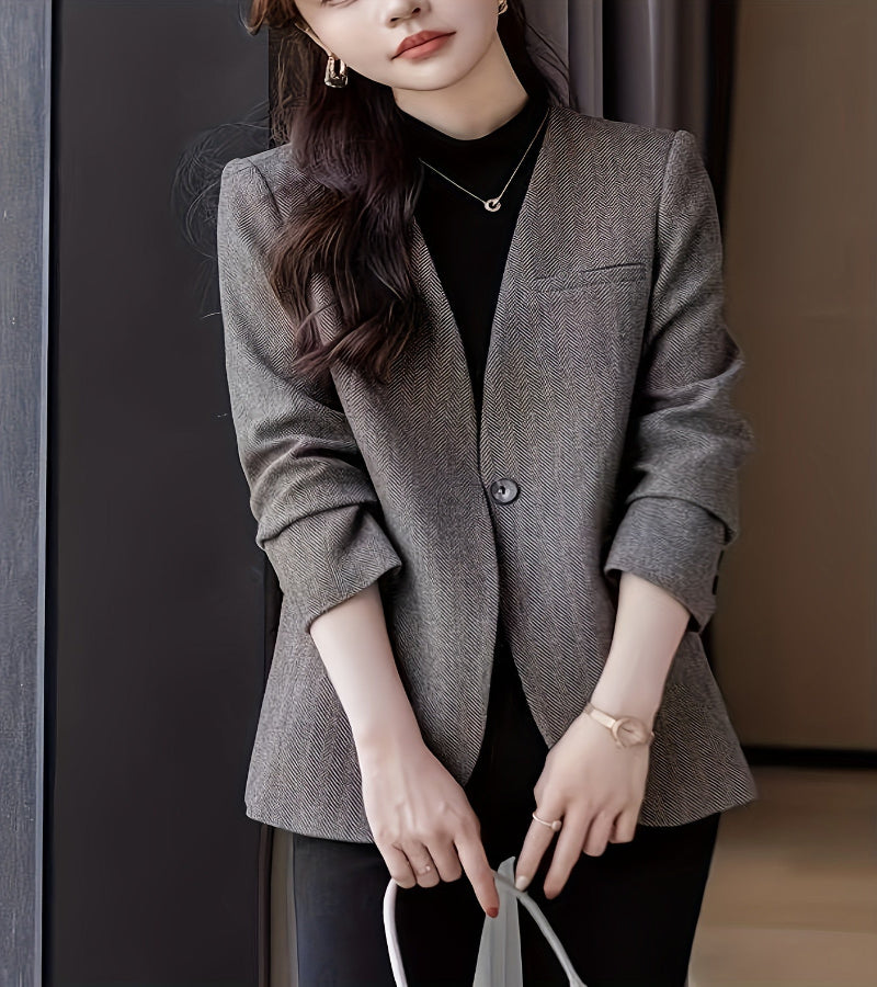 Blazer Feminino Elegante – Look Seoul Classic