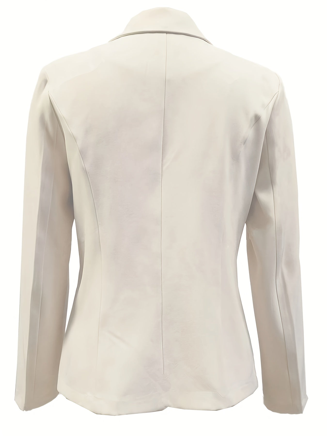 Blazer  estiloso feminino com fecho de botão único - Casual, manga comprida