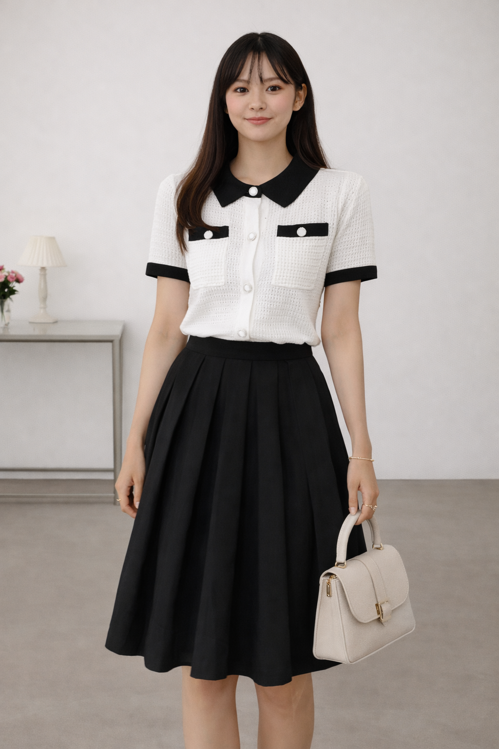 Camisa Social Feminina Estilo Coreano – Elegância e Modernidade