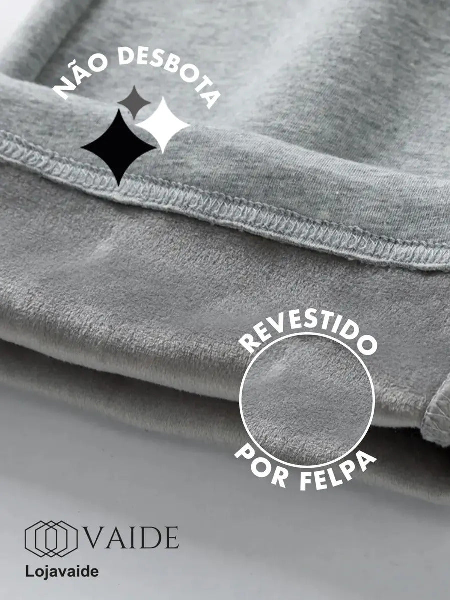 Calça Grossa Moderna Estilosa Confortável Casual Swag Quente