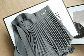 Look Kim You Jung (Rainha das lagrimas) - Saia Midi Irregular  e Cropped Vinho