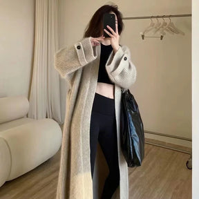 Casaco Longo Casual Coreano