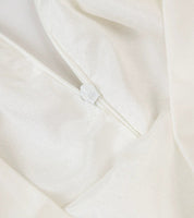 Saia de Veludo Cotelê Branca – Elegante, Sofisticada e com Caimento Impecável