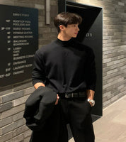 Suéter Masculino Gola Alta Coreana - Look Seoul Urbano