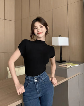 Blusa básica Moda coreana
