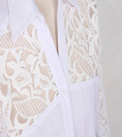 Camisa de botões Doce Elegância Coreana