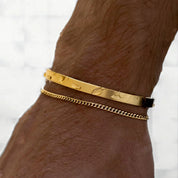 Conjunto de Pulseiras Masculinas Empilháveis – Estilo Coreano Moderno
