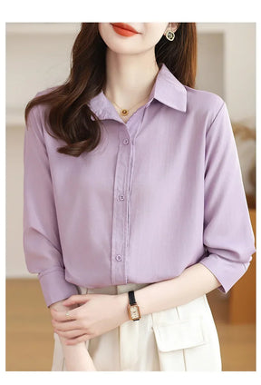 Camisa de Manga Longa com Botões