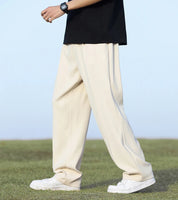 Calça Masculina Coreana com Caimento Solto