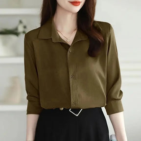 Camisa de Manga Longa com Botões