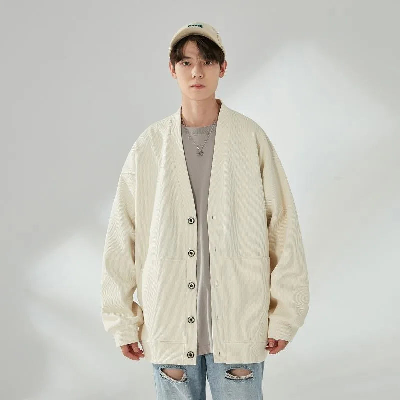 Suéter Cardigan Homen Coreano