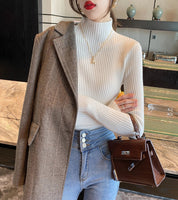SUÉTER DE INVERNO COM GOLA FALSA - LOOK “ENTRE ESTAÇÕES”