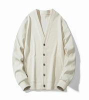 Suéter Cardigan Masculino Coreano – Estilo Casual e Atemporal