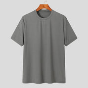 Camisa Luxo Leve Lazer Pescoço Drapeado Cor Sólida Solto Camisa Básica