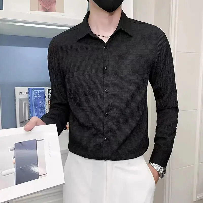 Camisas de verão masculinas Coreia